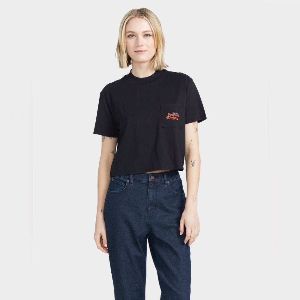 NWT - VOLCOM Pocket Dial Womens Pocket Tee - Size M